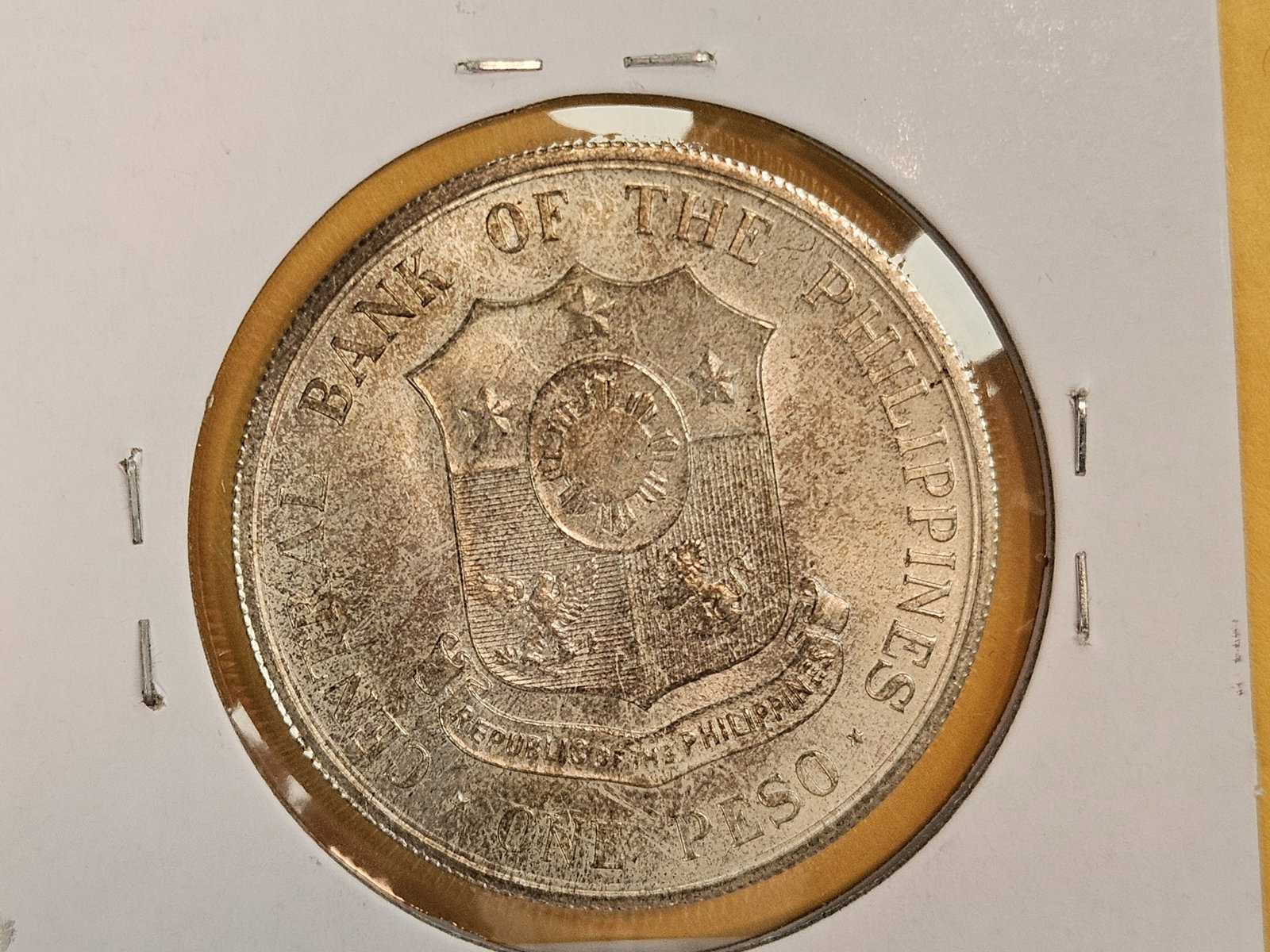 1964 Philippines silver 1 peso - 4