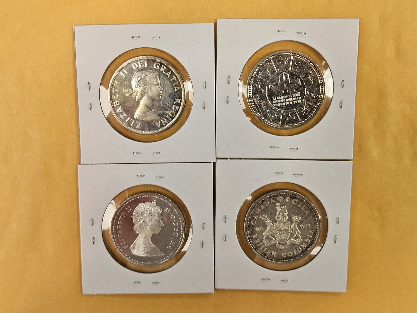 Four Canadian Silver Dollars - 3