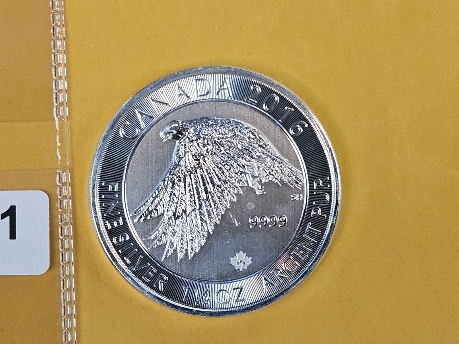 GEM 2016 Canada silver Eight Dollars - 2