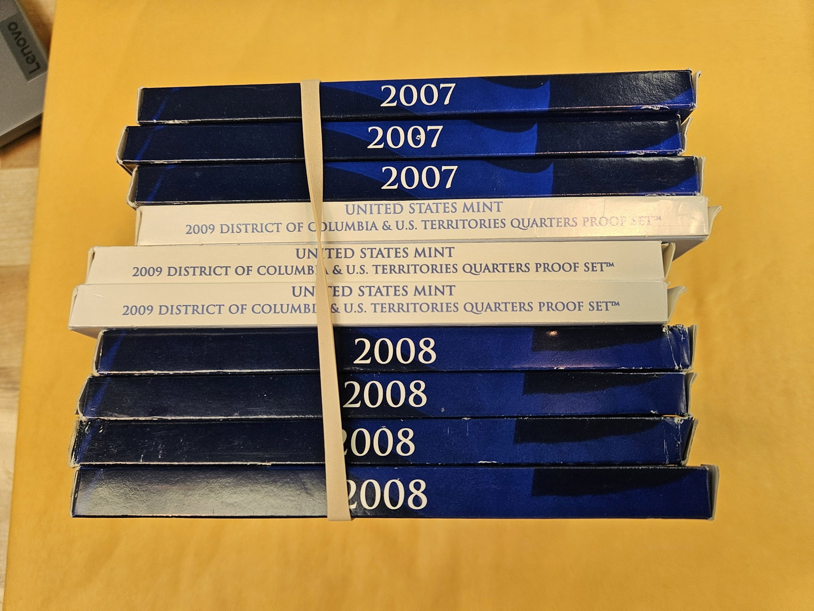 Ten US Quarters Proof Sets - 2