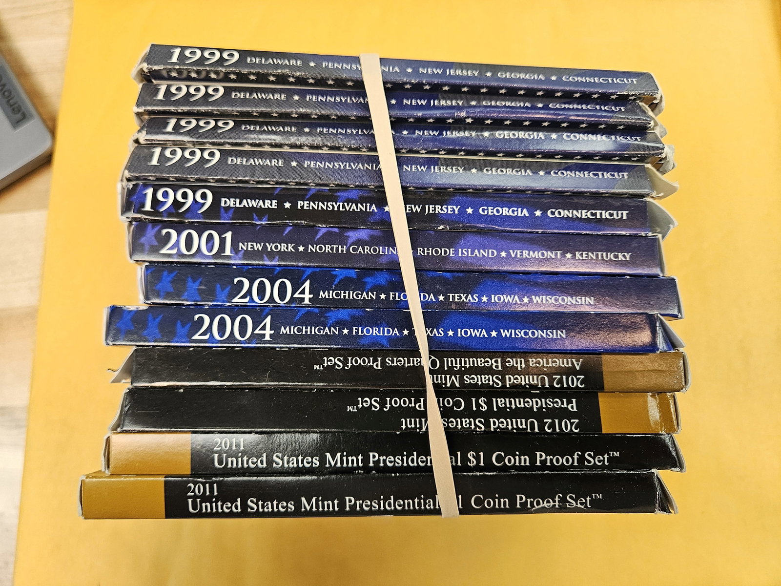 Twelve US Quarters and Dollars Proof Sets - 2
