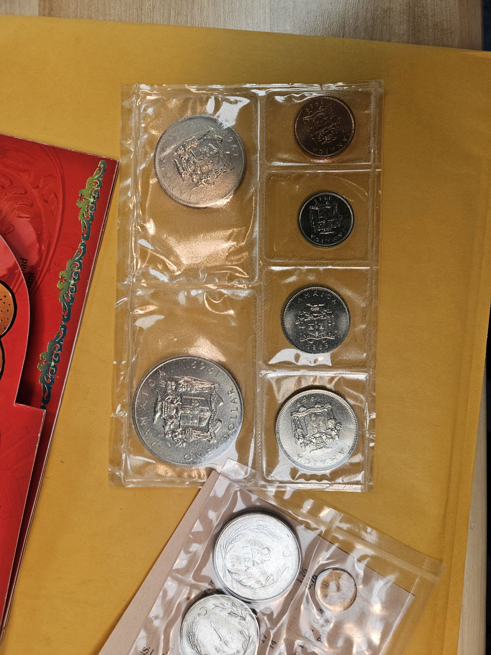 Three different World Coin Sets - 4