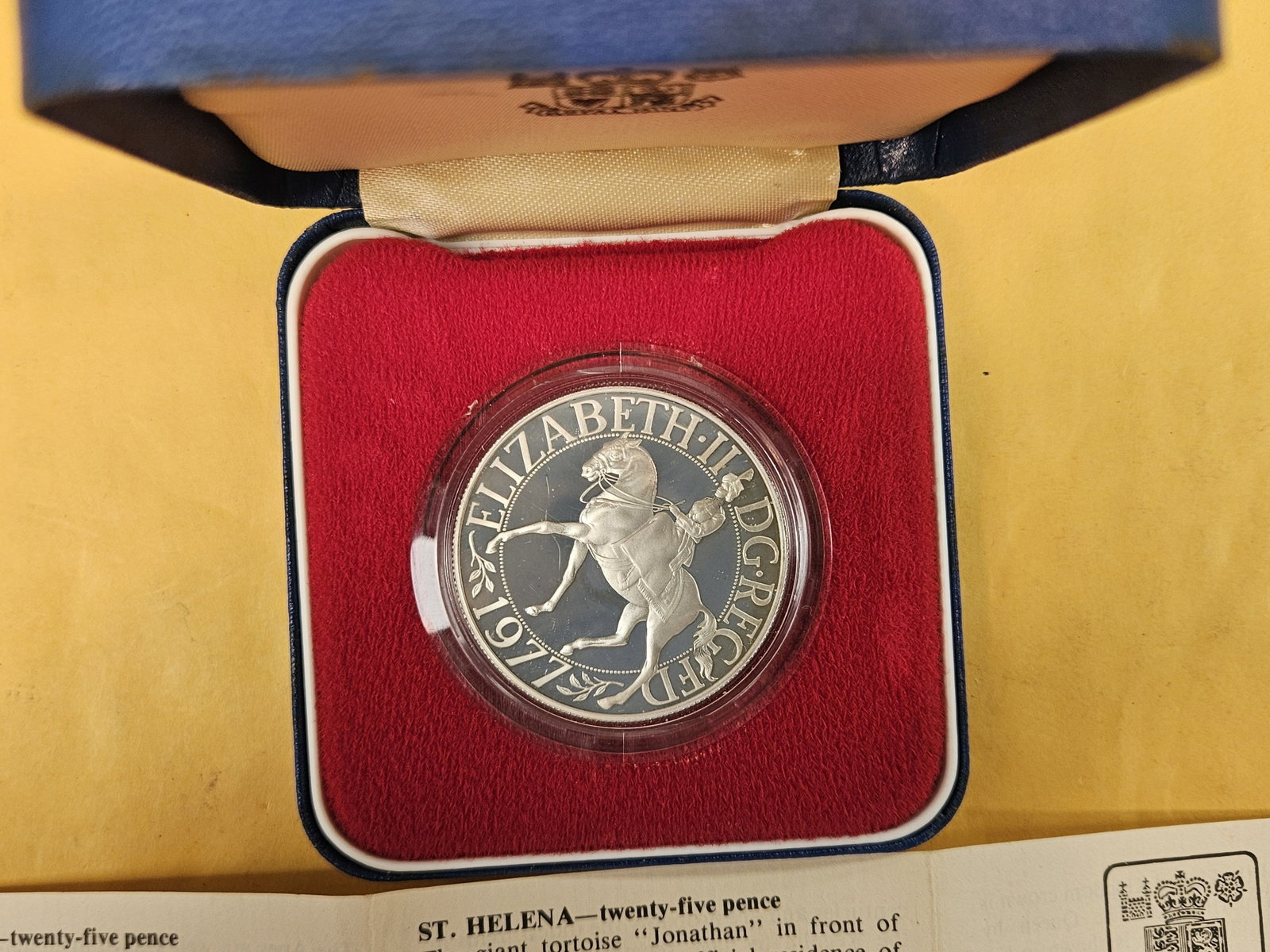 6 February 1977 GEM Proof Deep Cameo Silver coin - 2