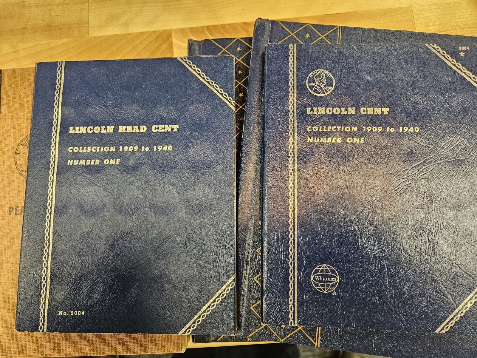 Six nice, empty, US coin Albums - 2