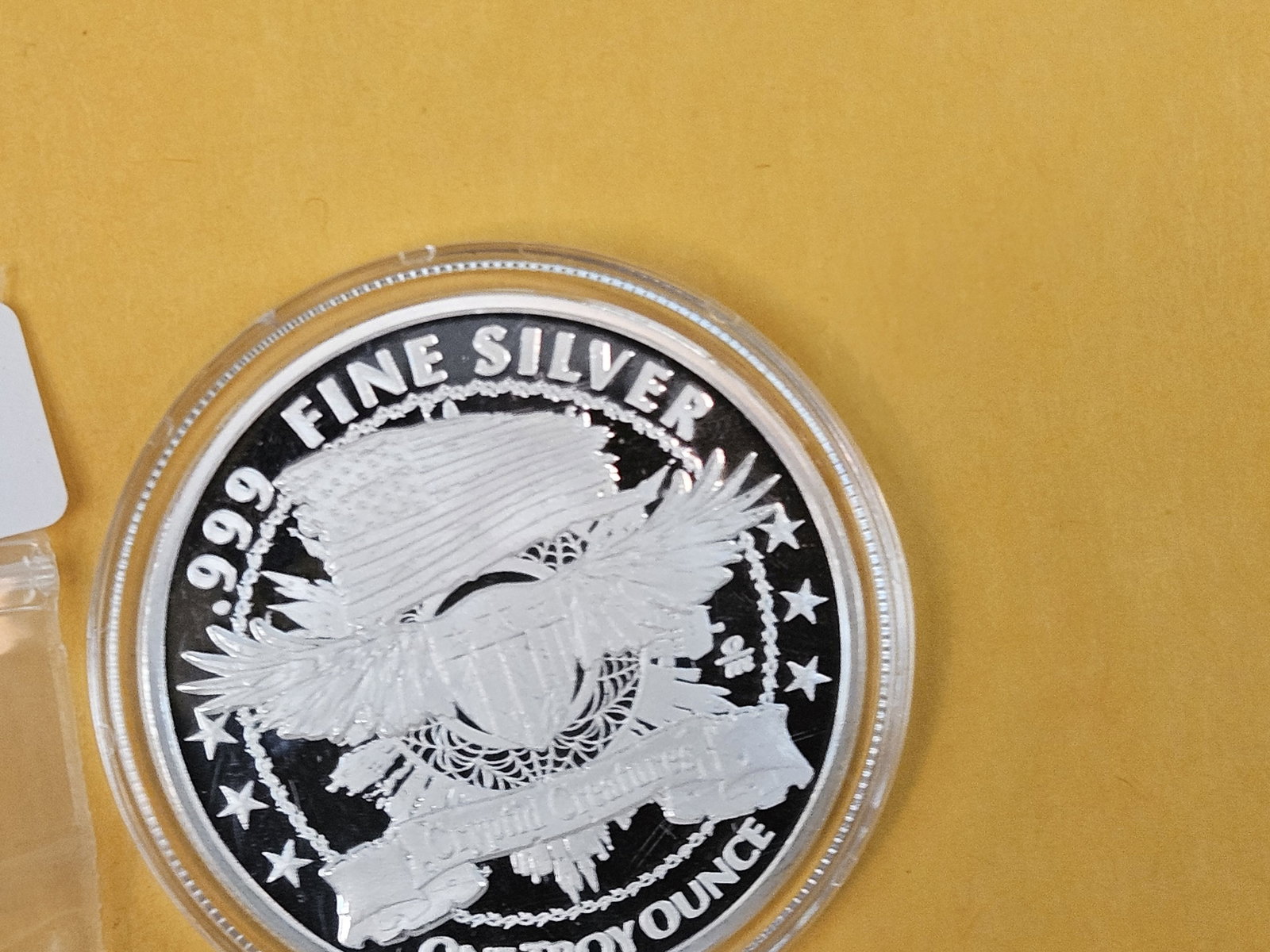 One Troy ounce .999 fine silver Proof Art round - 2