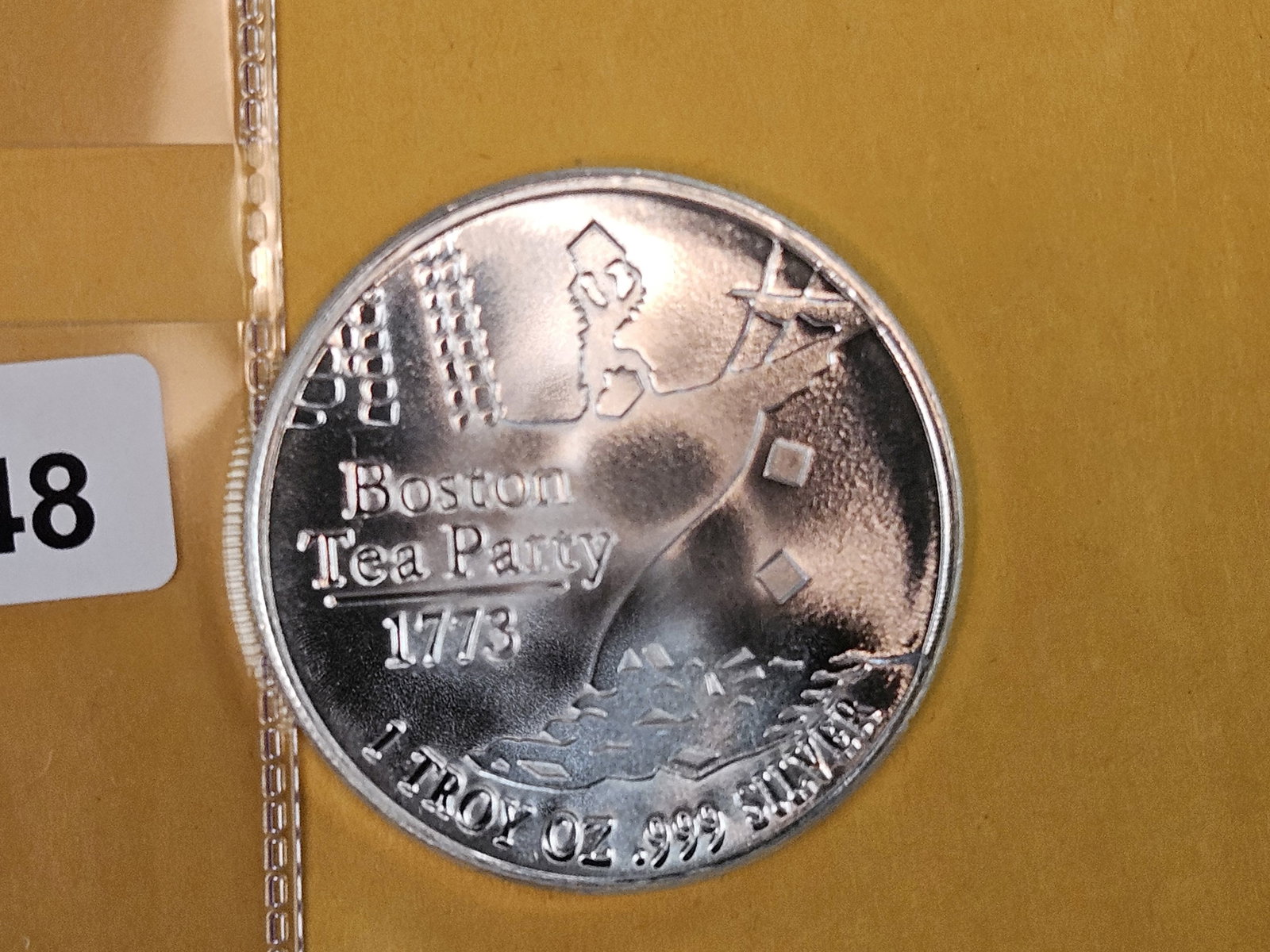One Troy ounce .999 fine silver Art round - 2