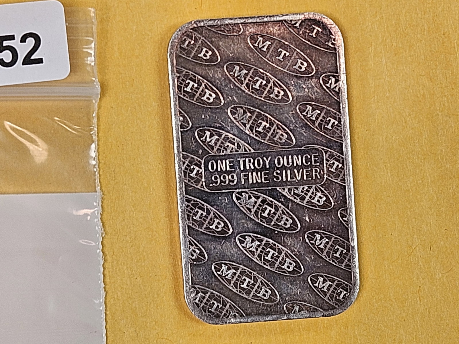 One Troy ounce .999 fine silver Art bar - 2