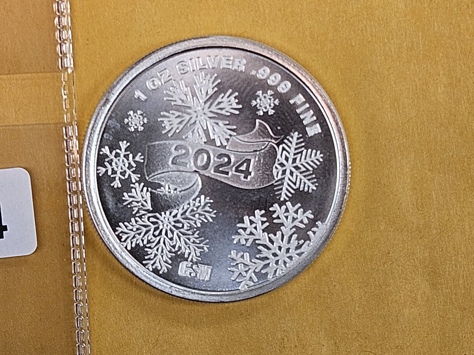 One Troy ounce .999 fine silver Art round - 2