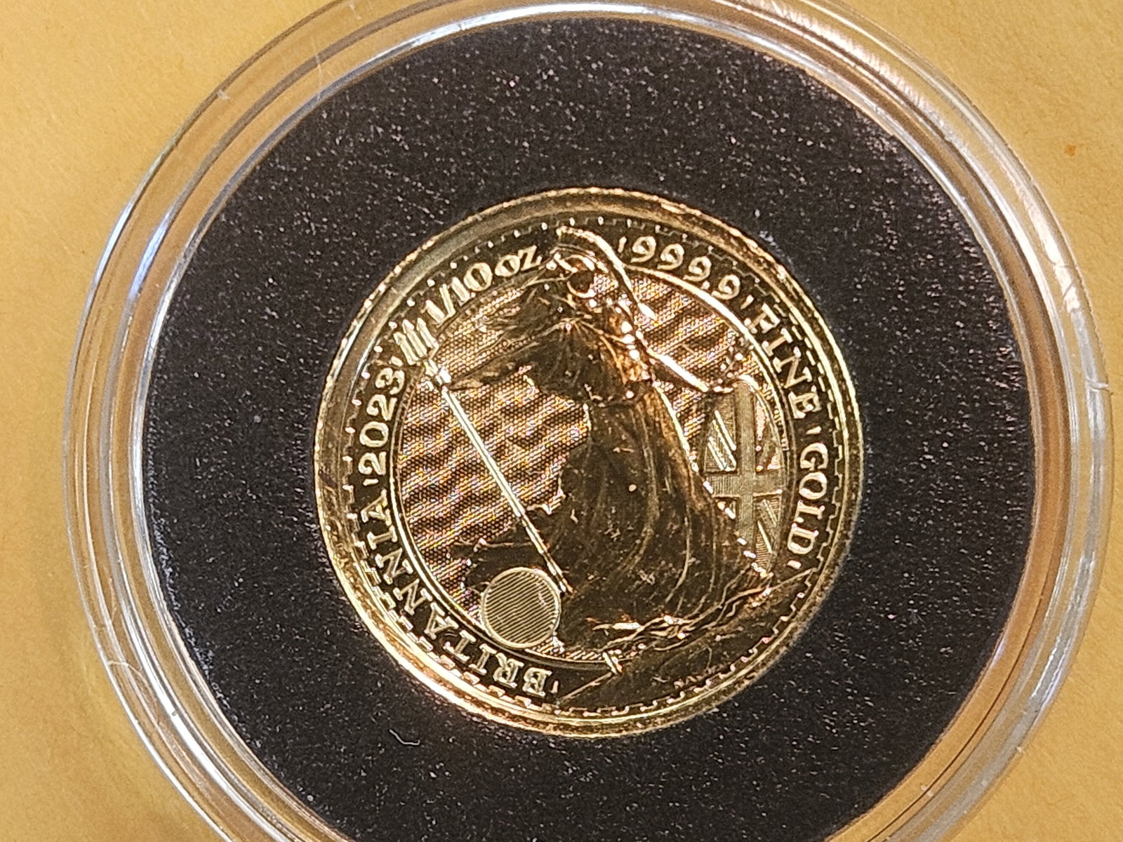 GOLD! GEM 2023 United Kingdom 10 Pounds Gold Britannia - 3