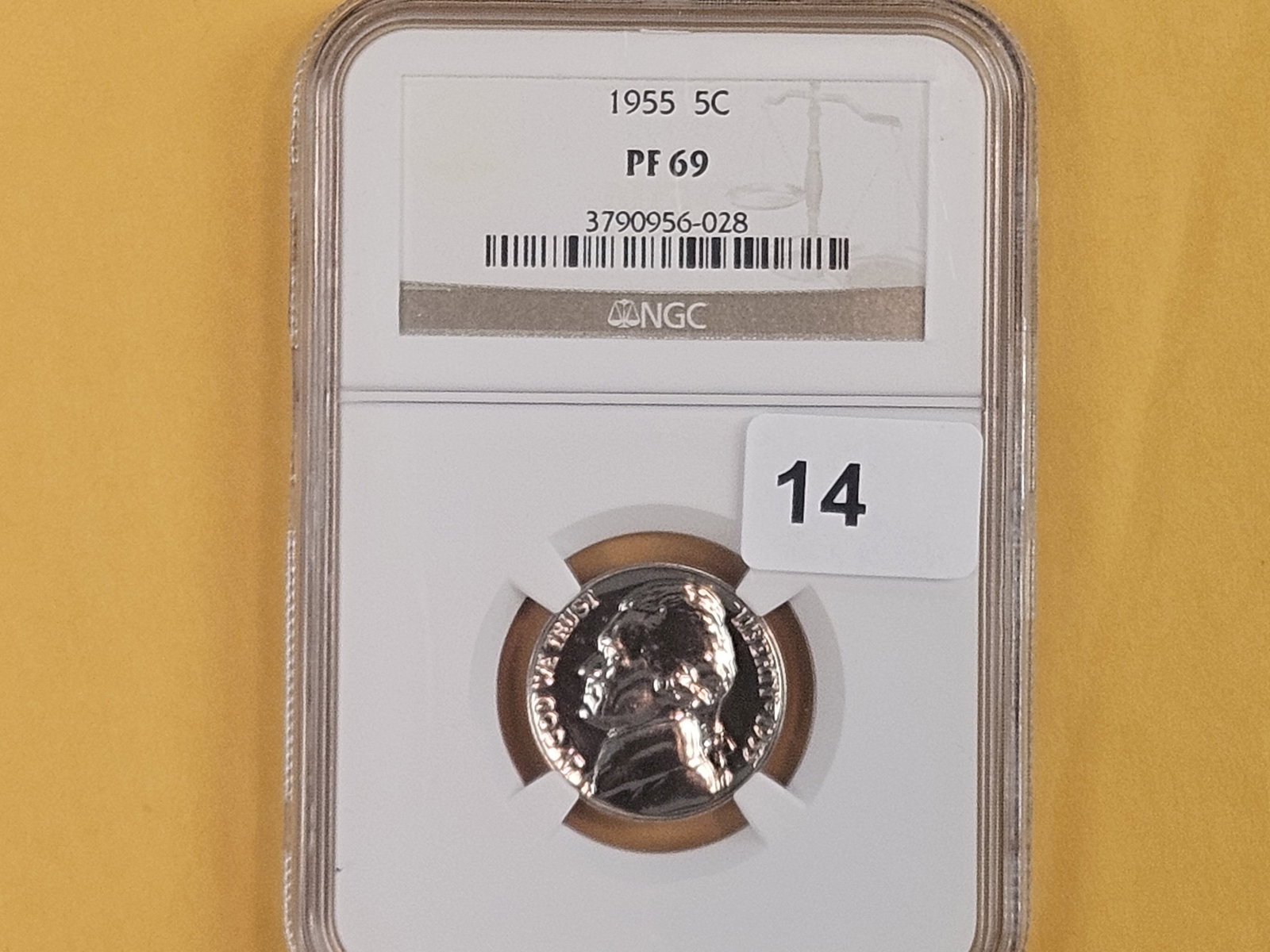 NGC 1955 Jefferson Nickel in Proof 69 - 2