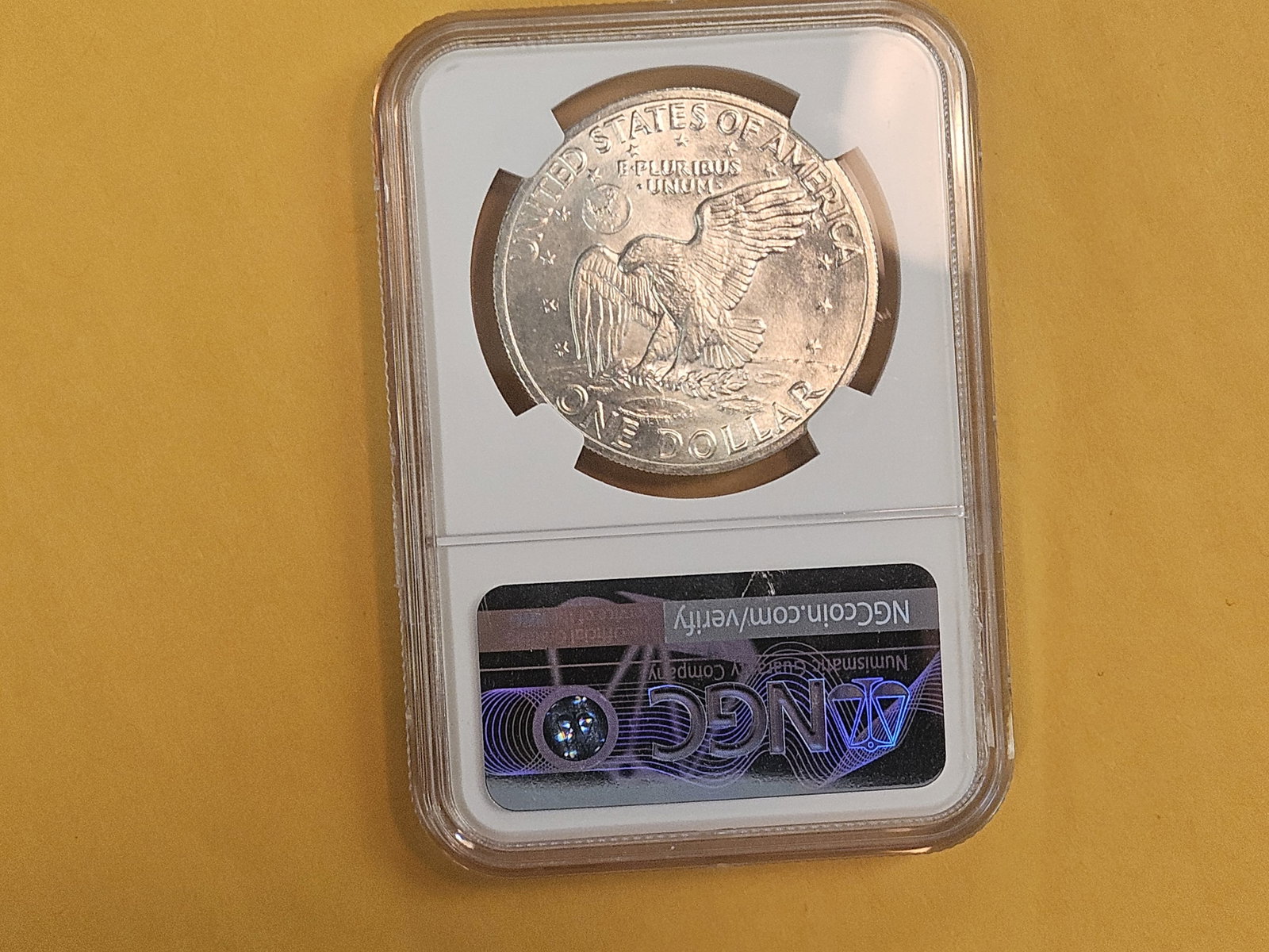 GEM! NGC 1971-S SILVER Eisenhower Dollar in Mint State 65 - 3
