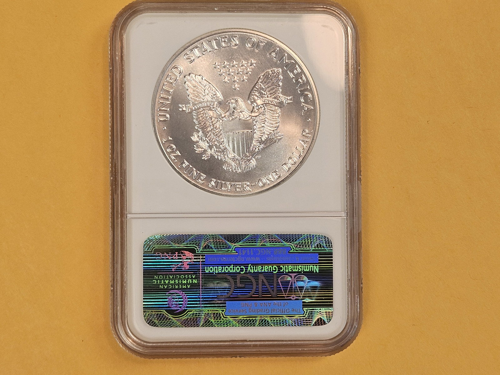 NGC 1989 American Silver Eagle - 2