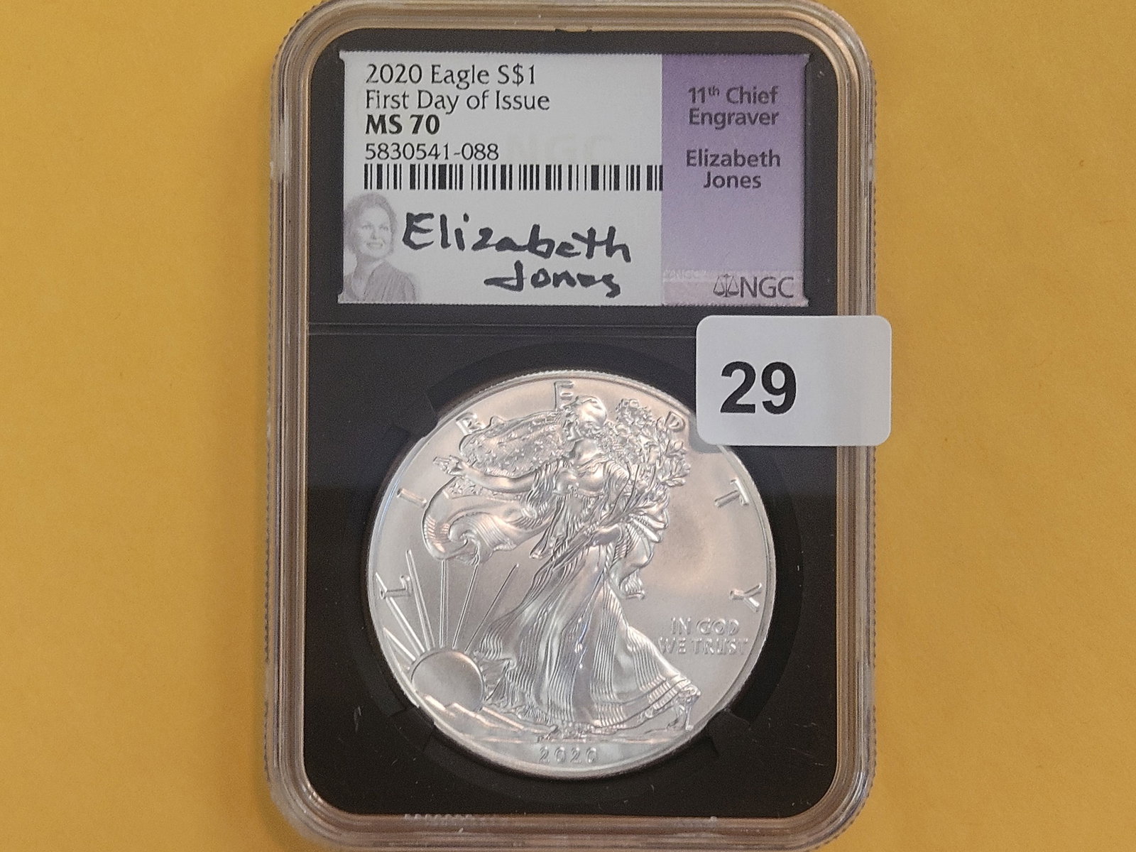 PERFECT! NGC 2020 American Silver Eagle in Mint State 70: PERFECT GRADE!