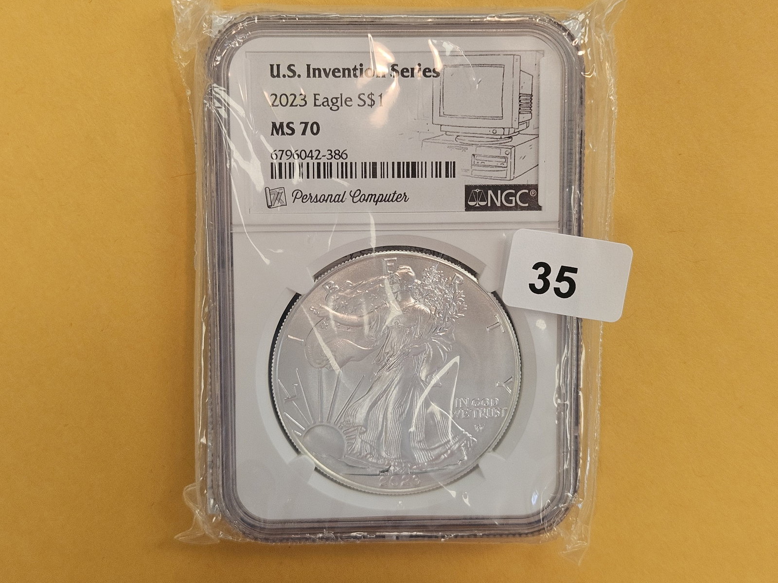 PERFECT! NGC 2023 American Silver Eagle in Mint State 70: PERFECT GRADE!