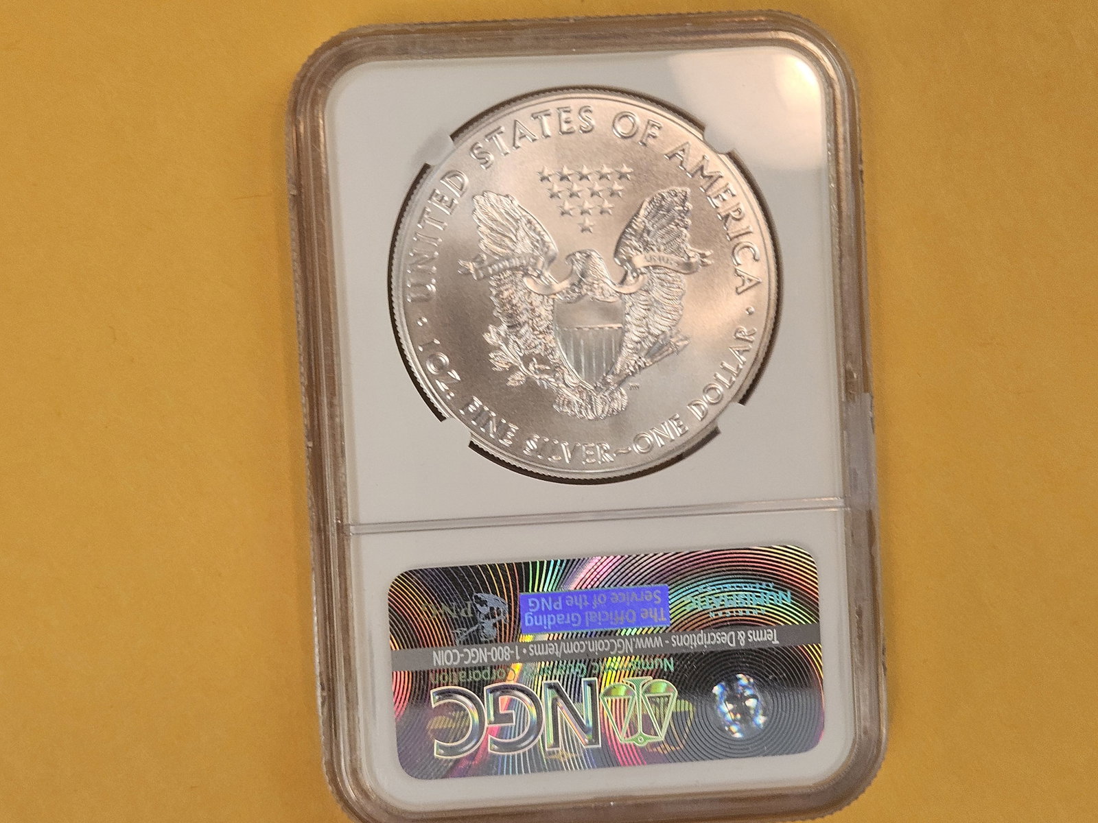 PERFECT! NGC 2016 American Silver Eagle in Mint State 70 - 2