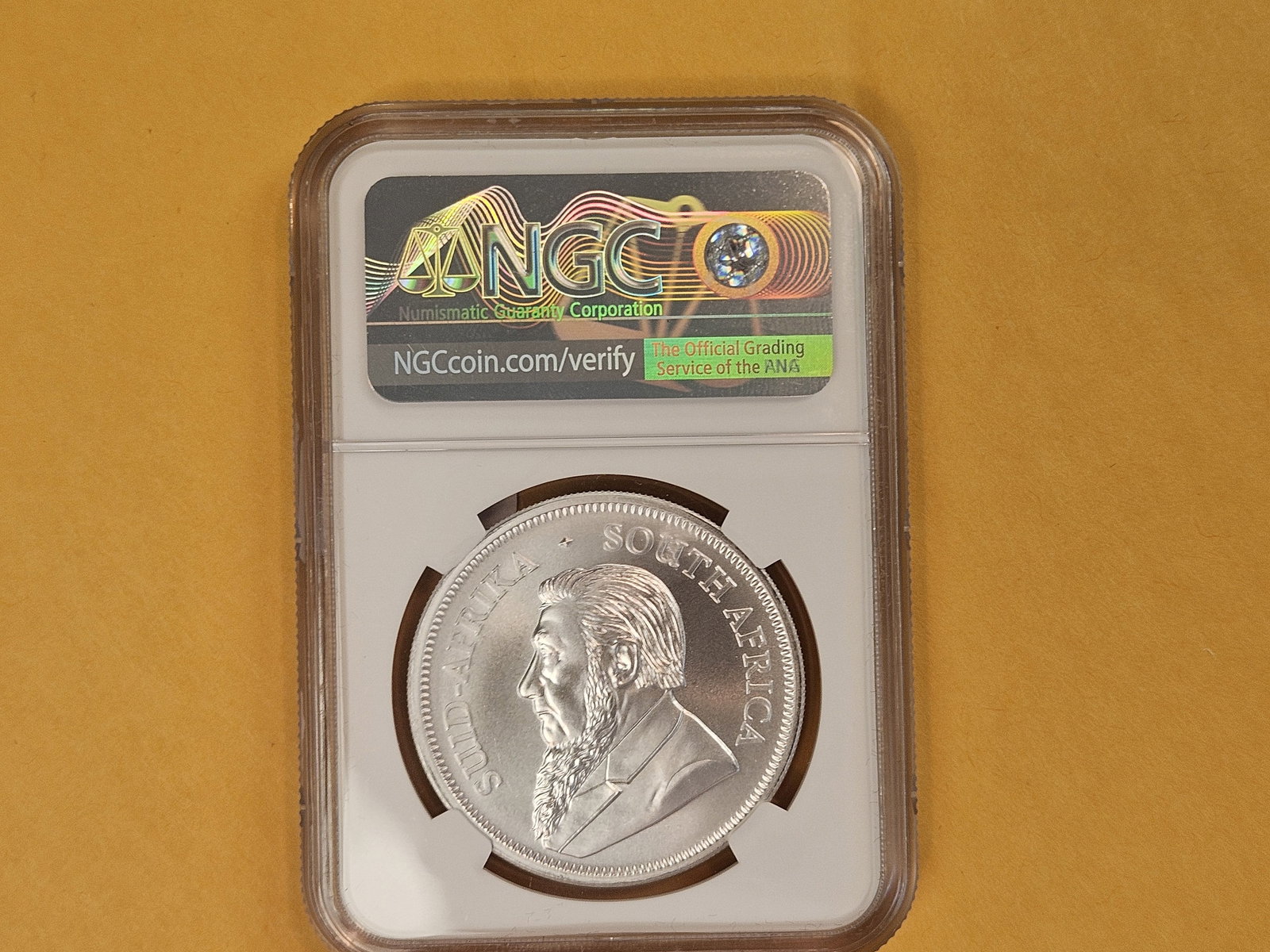 PERFECT! NGC 2018 South Africa Silver 1 Rand in Mint State 70 - 2