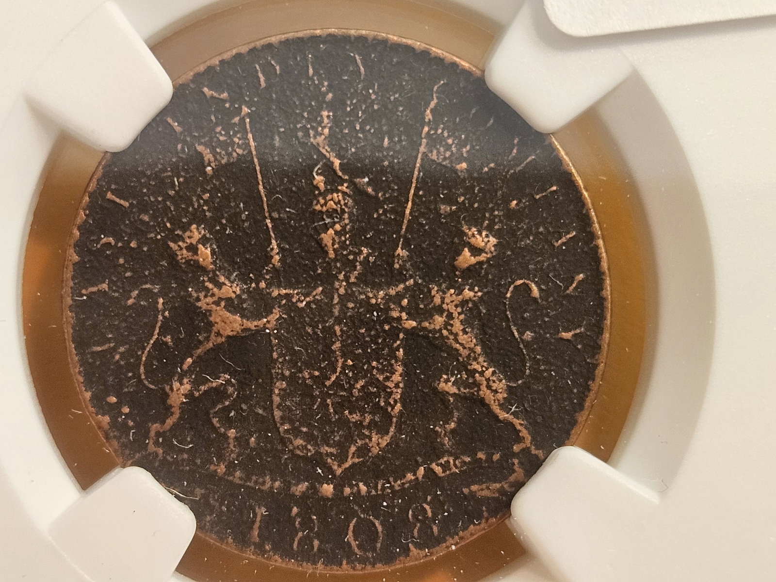 NGC 1808 East India Company 10 cash (1 of 4)