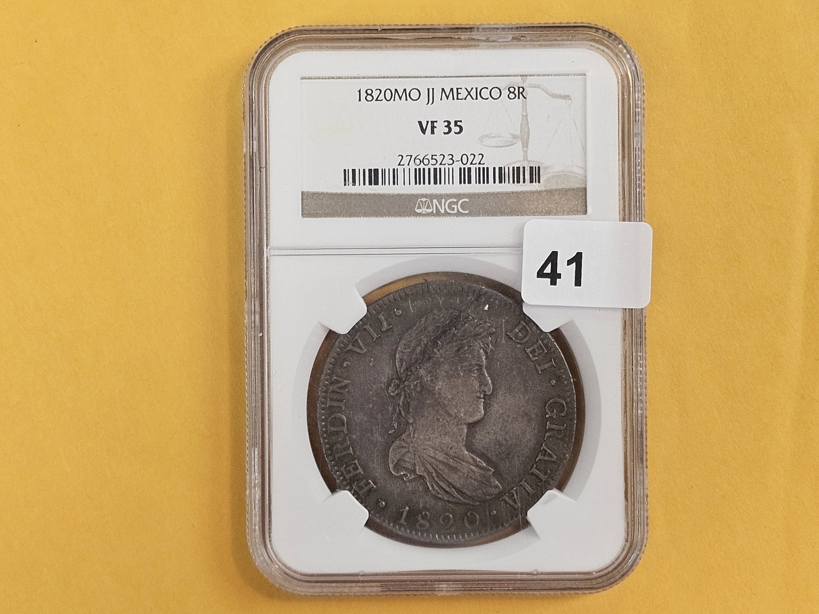 * NGC 1820 MO jj Mexico silver 8 reals - 2