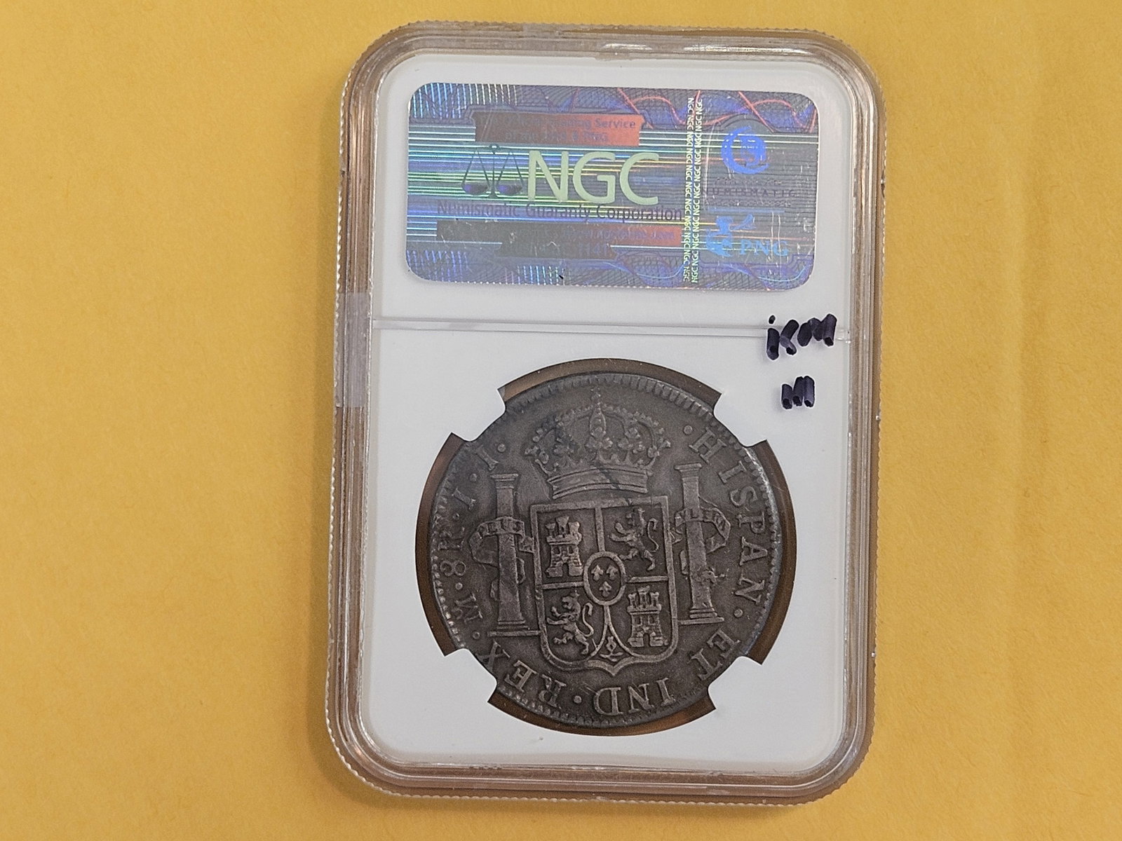 * NGC 1820 MO jj Mexico silver 8 reals - 3
