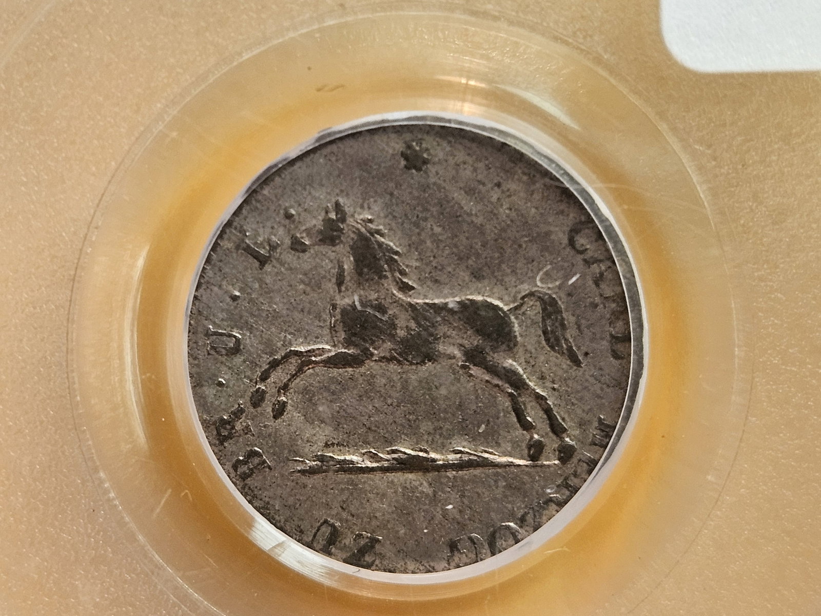 Scarcer PCGS 1828 CVC Brunswick-Wolfenburg 6 Pfennig: Graded in About Uncirculated - 55!