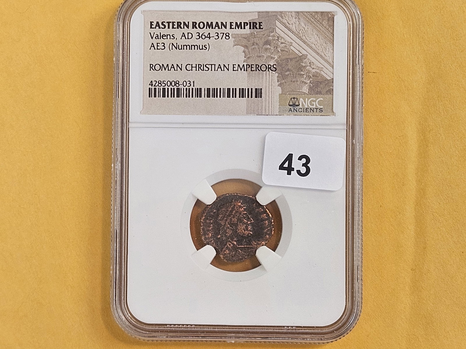 ANCIENT! NGC Eastern Roman Empire Valens AD 364 - 378 - 2