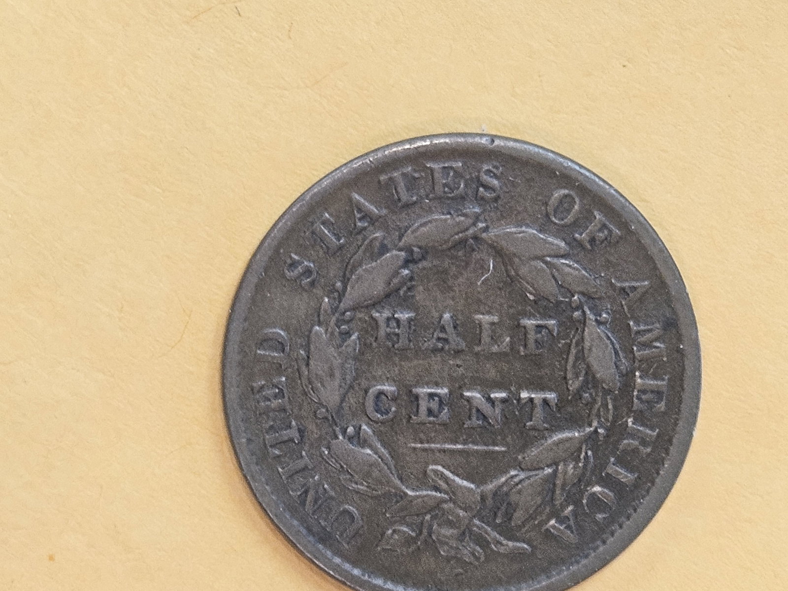 1835 Classic Head Half Cent in Fine - 5