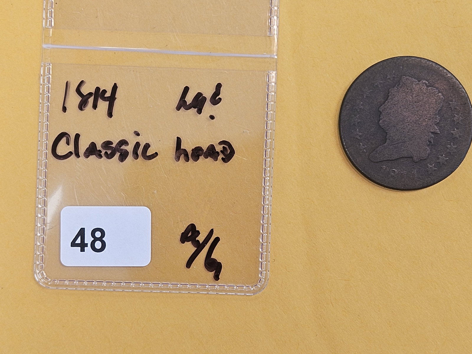 1814 Classic Head Large Cent - 2