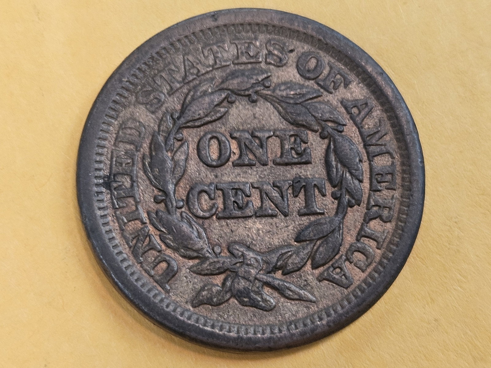 1856 Braided Hair Large Cent - 4