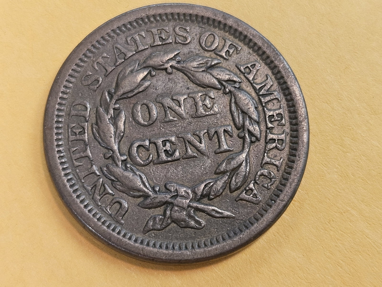 1855 Braided Hair Large Cent in Very Fine - 30 - 4