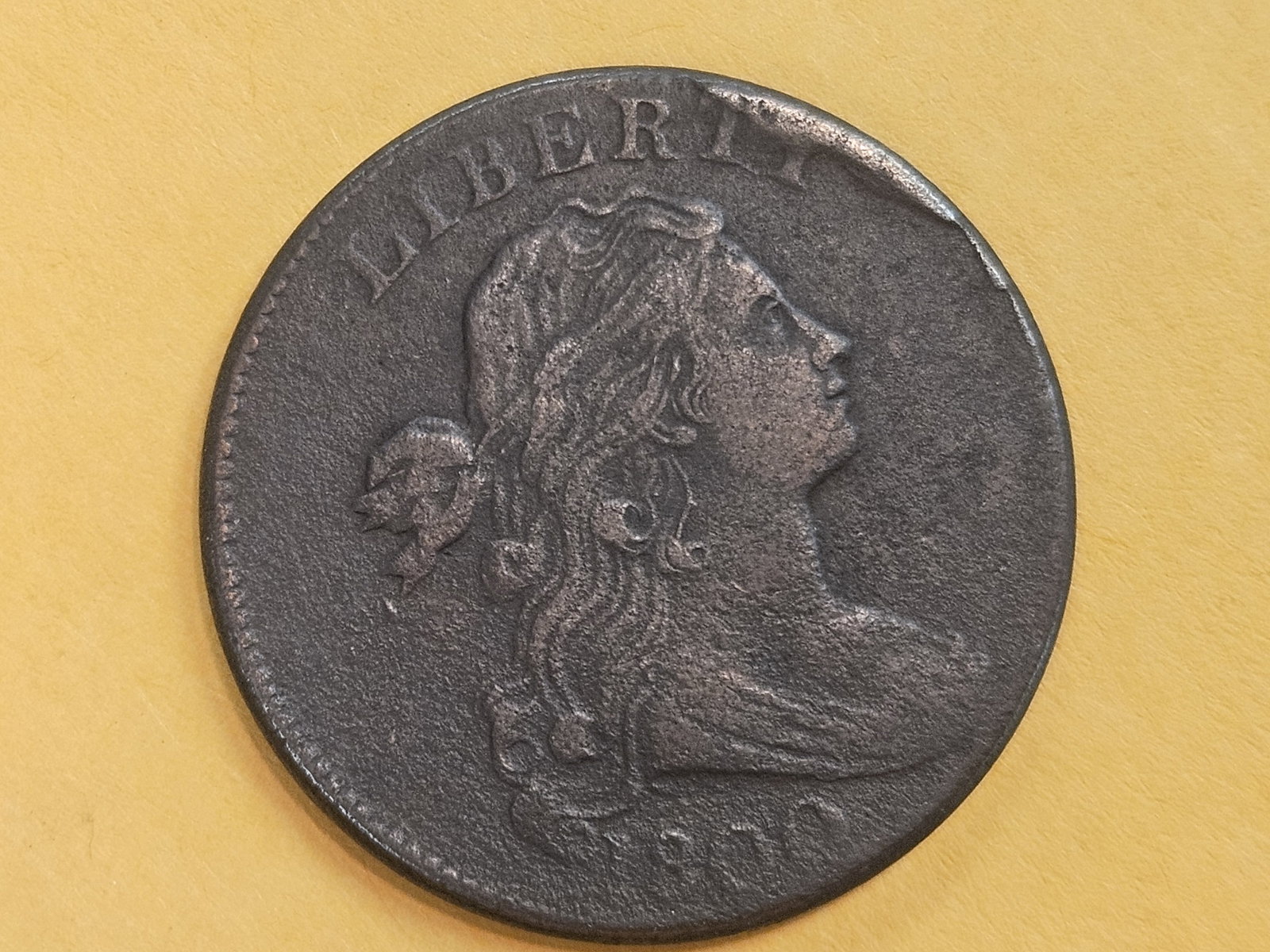 ** Nicer 1800 Draped Bust Large Cent in Very Fine plus - details - 3