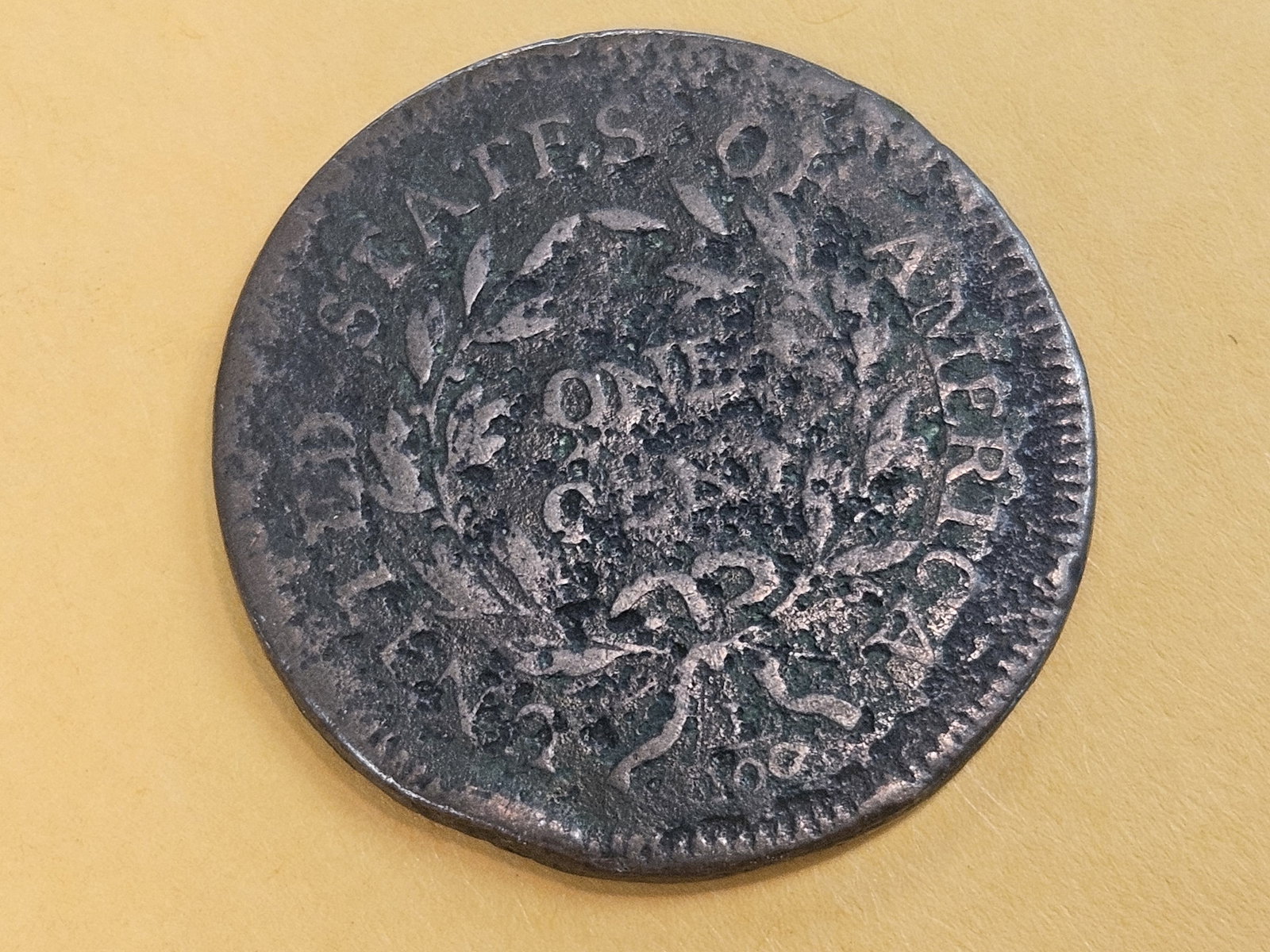 * 1796 Liberty Cap Large Cent in Fine - details - 4