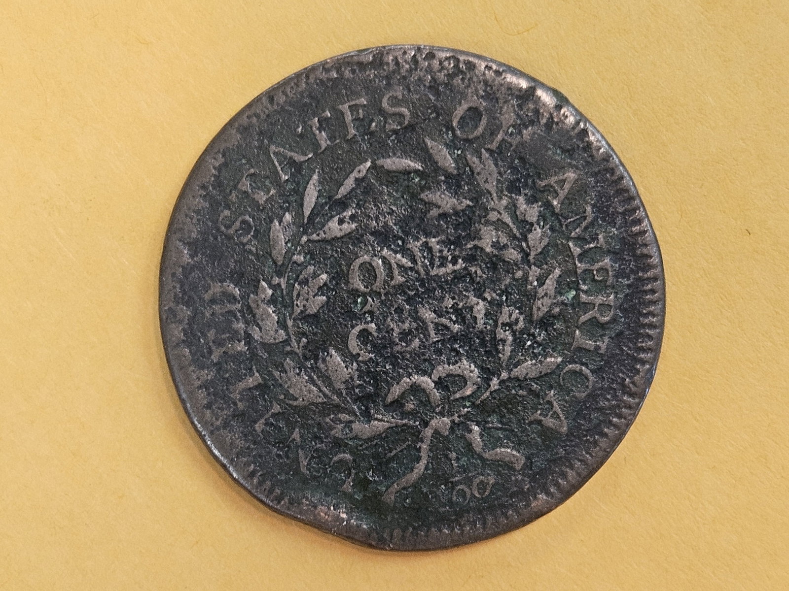 * 1796 Liberty Cap Large Cent in Fine - details - 5