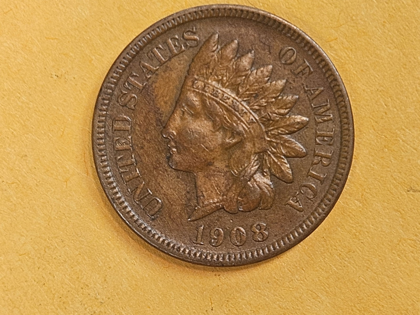 Semi-Key 1908-S Indian Cent in Extra Fine - 45 - 3