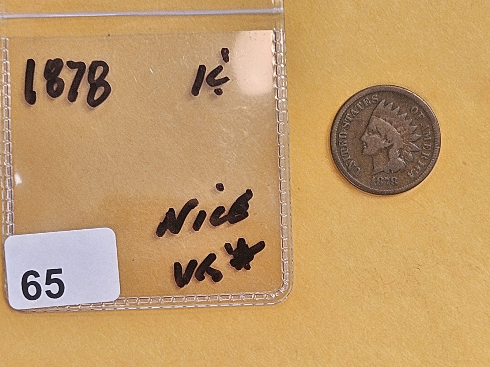 Better date 1878 Indian Cent - 2