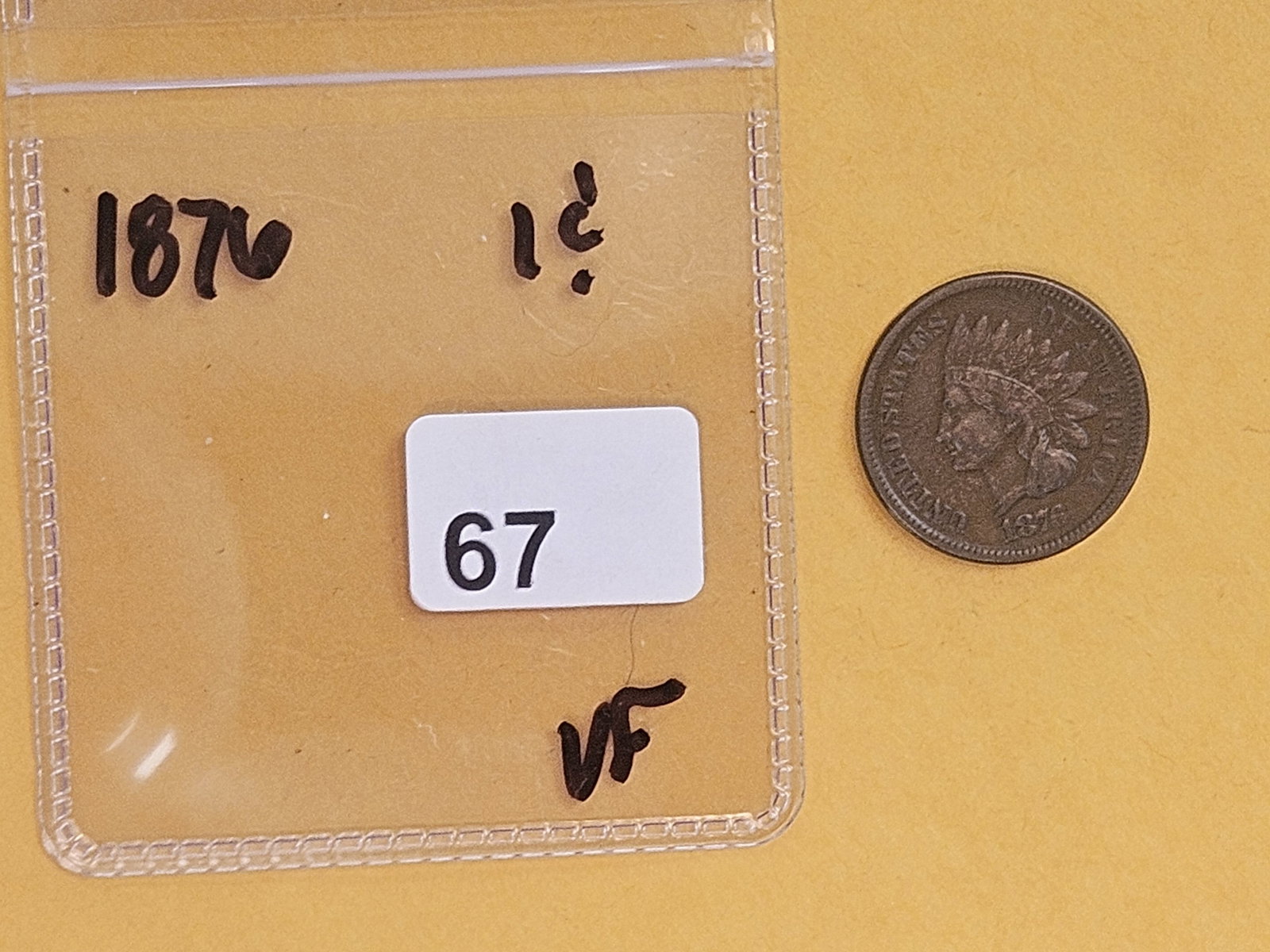Better date 1876 Indian Cent - 2