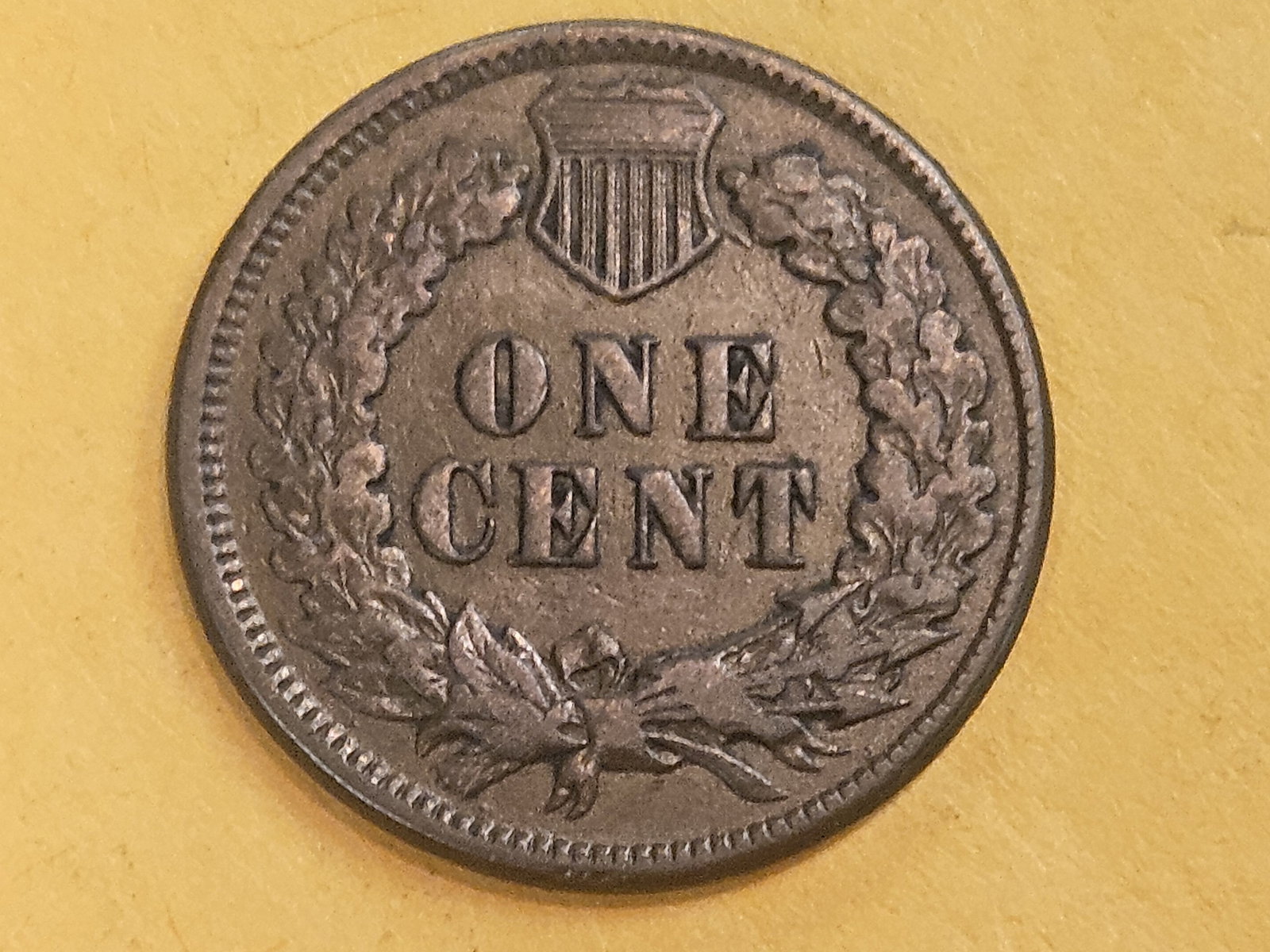 Better date 1876 Indian Cent - 3
