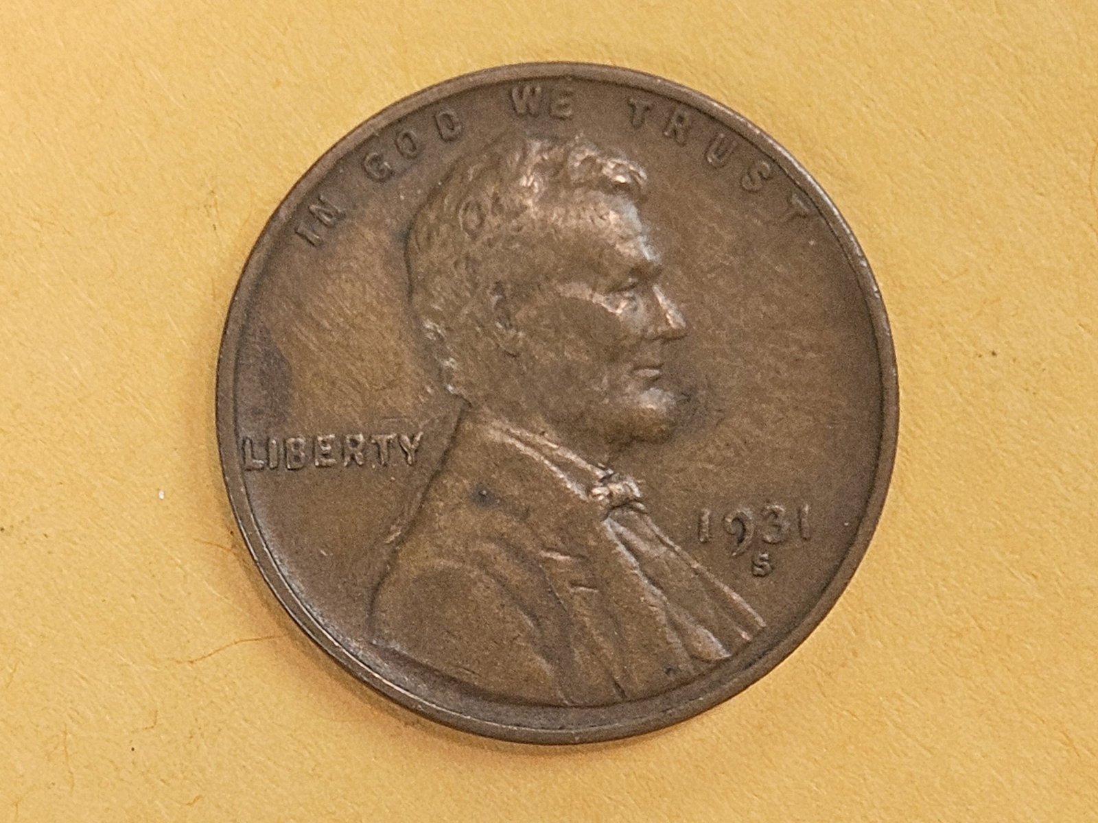 Semi-Key 1931-S Wheat cent - 3