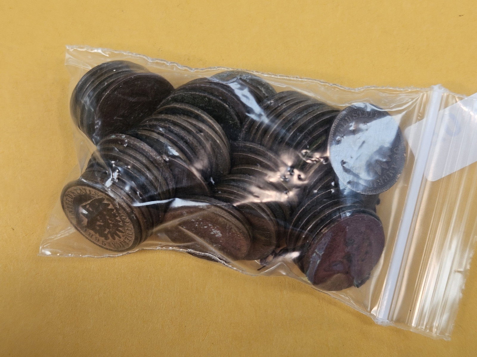 Fifty-Six Indian Cents - 2