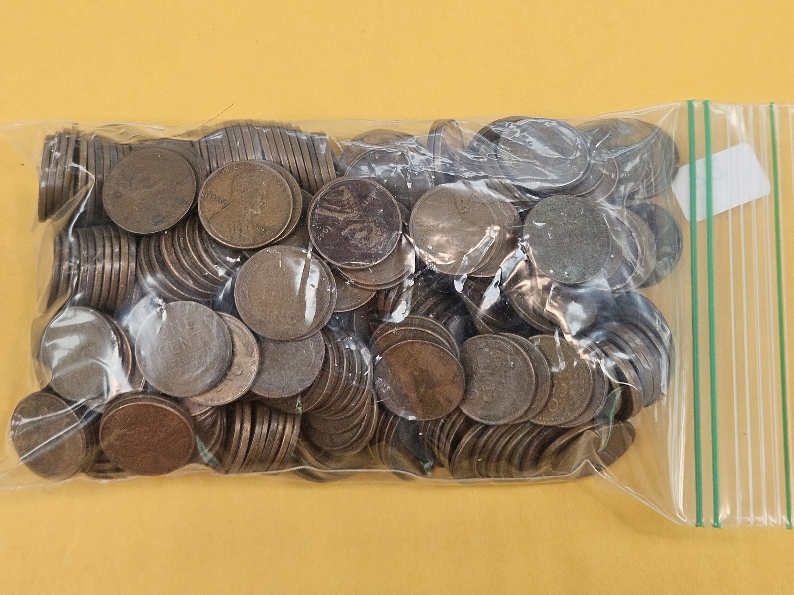 THREE Hundred Fifty Wheat cents - 2