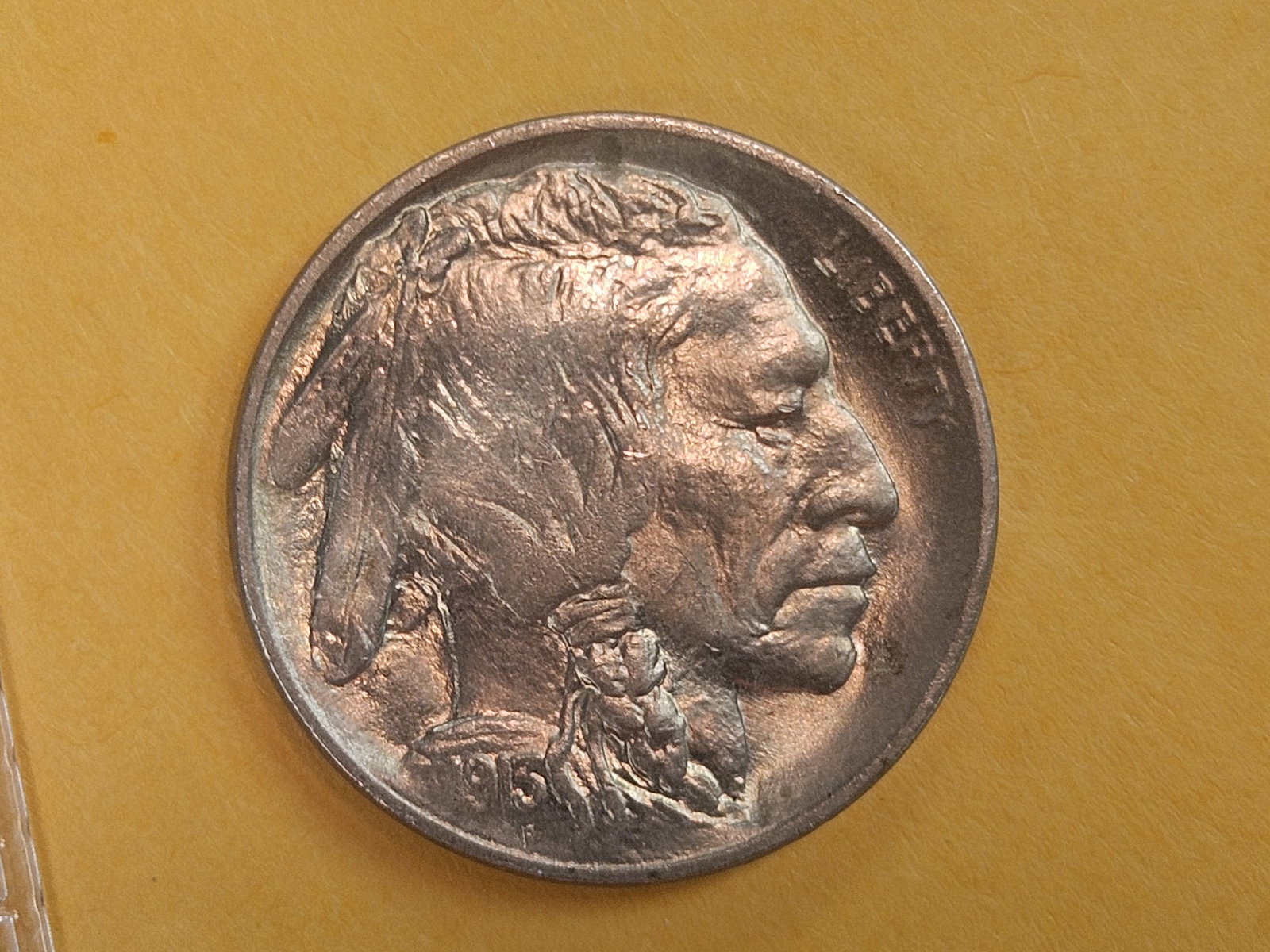 Choice Brilliant Uncirculated 1913 Buffalo Nickel - 4