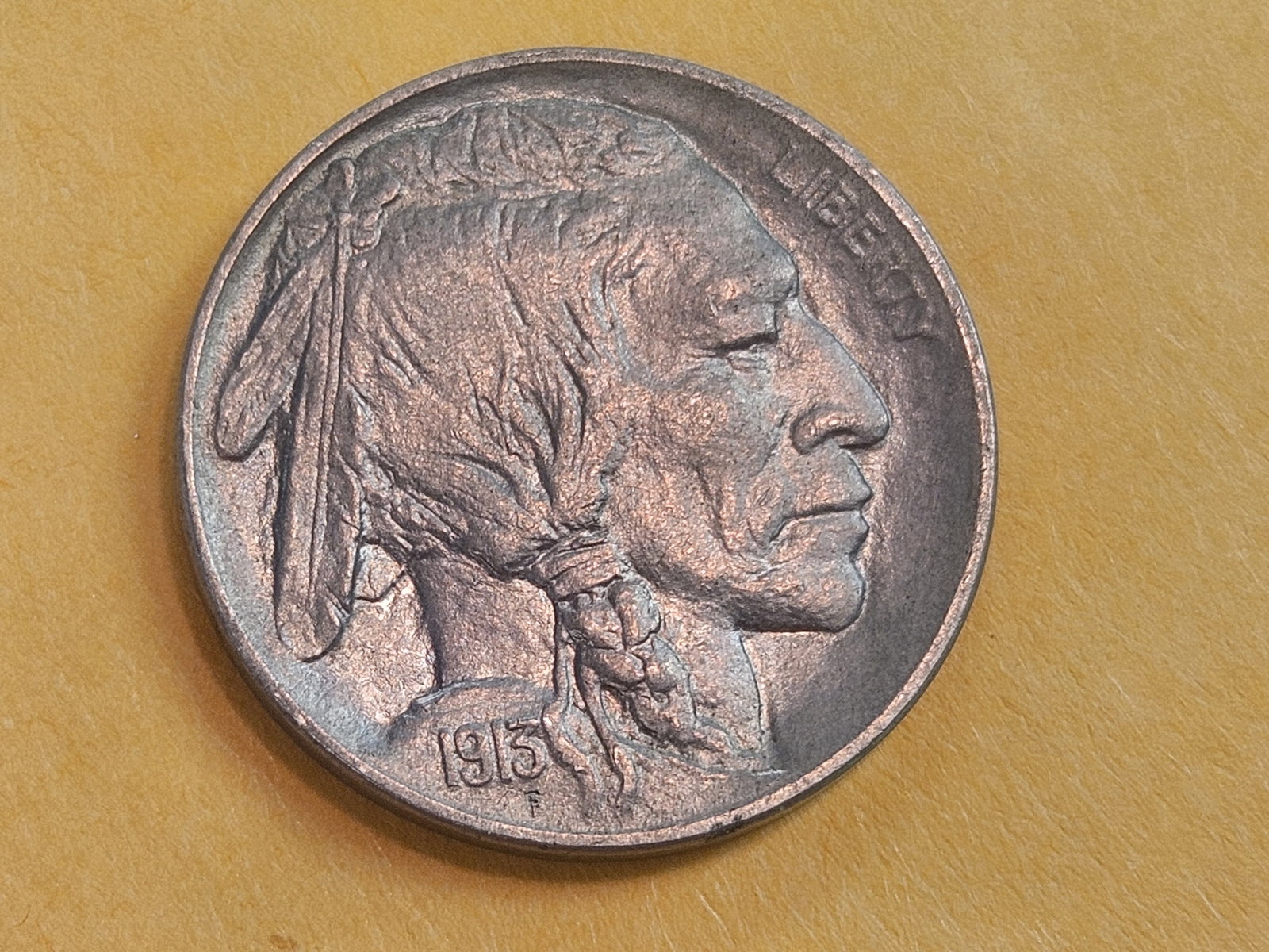 Choice Brilliant Uncirculated 1913-D Buffalo Nickel: Another Type 1