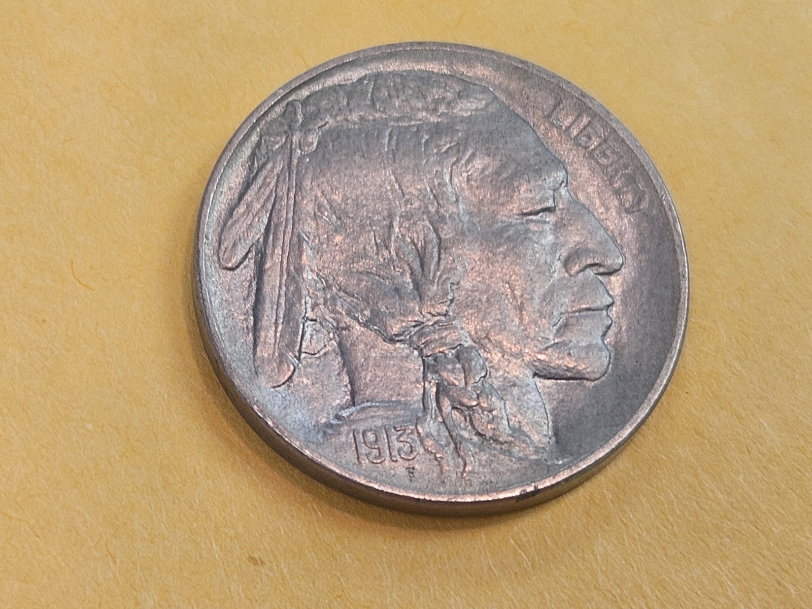 Choice Brilliant Uncirculated 1913-D Buffalo Nickel - 3