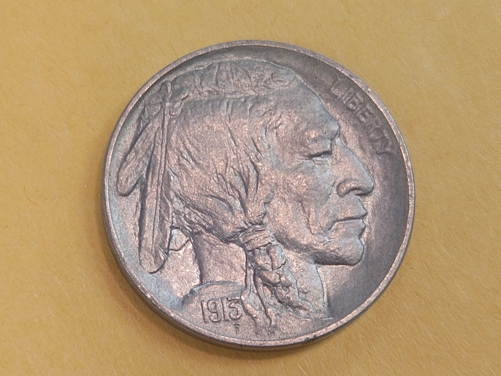 Choice Brilliant Uncirculated 1913-D Buffalo Nickel - 4