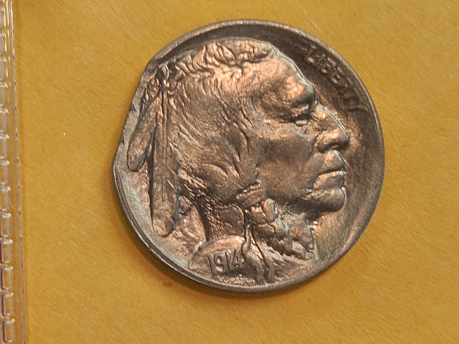 MINT ERROR! Choice Brilliant Uncirculated 1914 Buffalo Nickel - 4