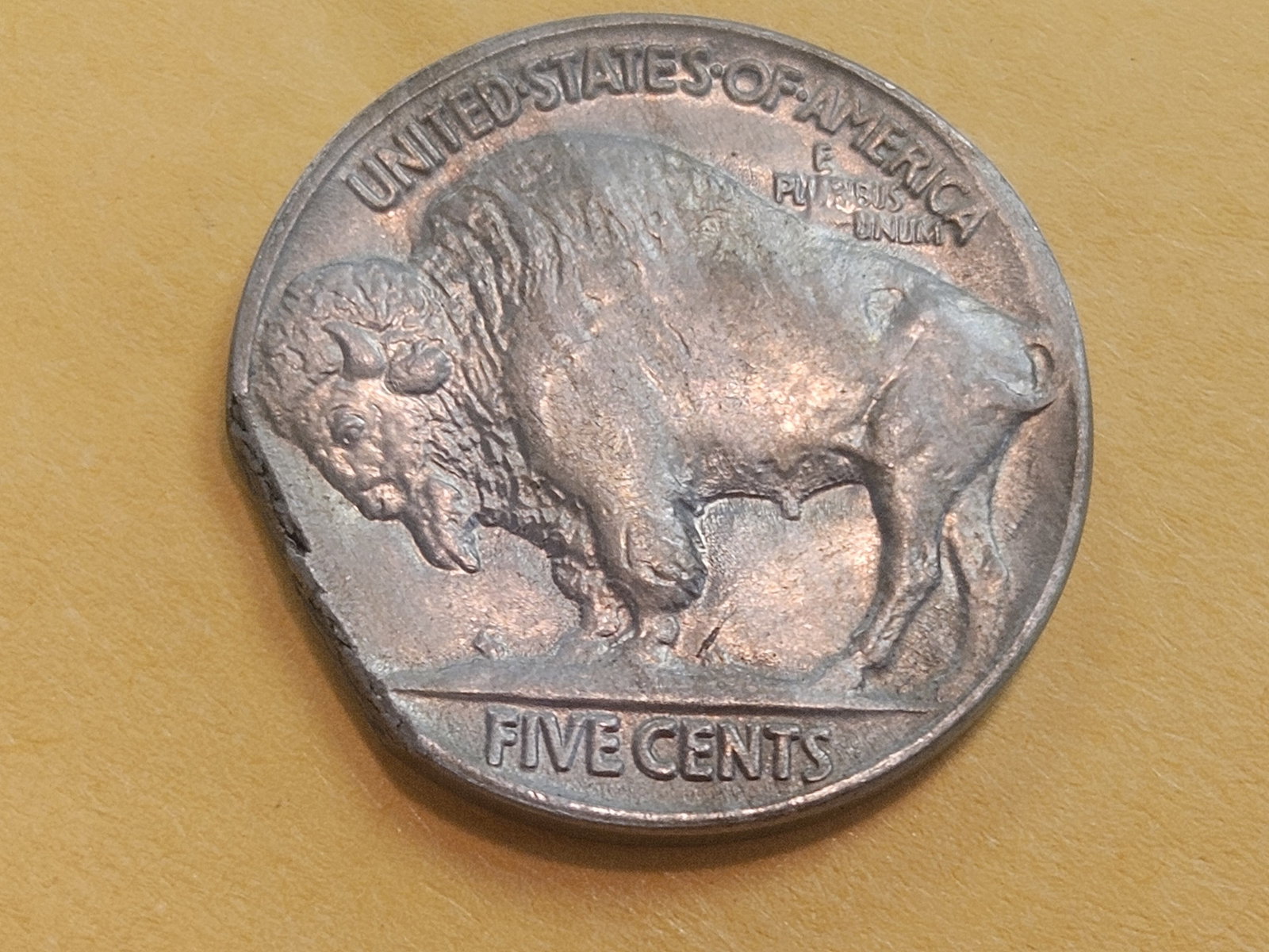 MINT ERROR! Choice Brilliant Uncirculated 1914 Buffalo Nickel - 5