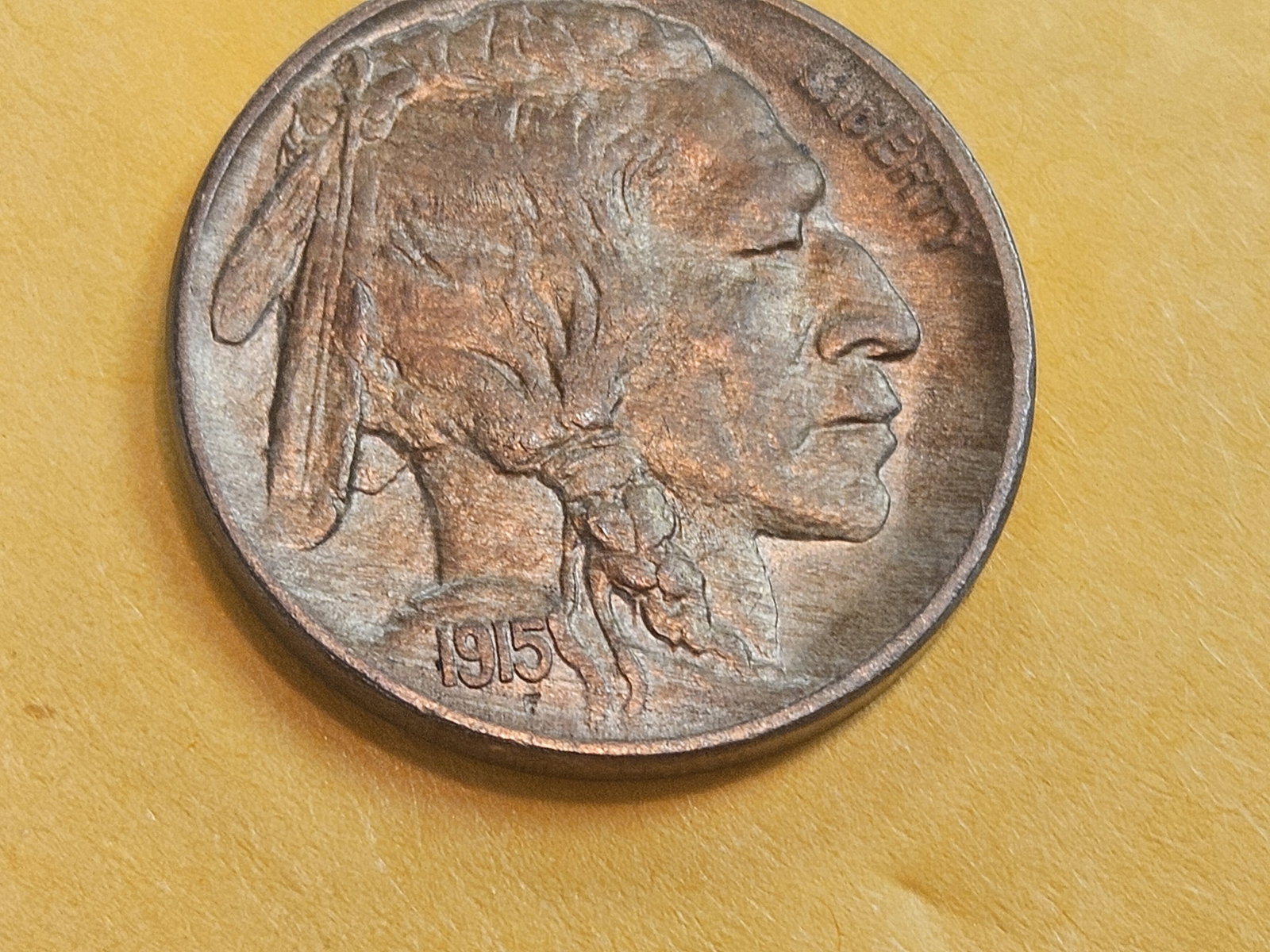 1915 Buffalo Nickel in Bright About Uncirculated - 58 - 4