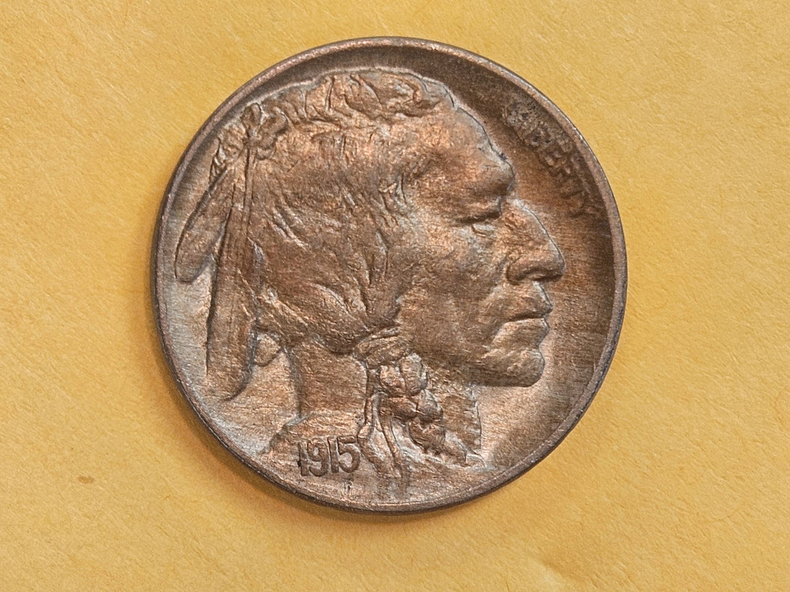 1915 Buffalo Nickel in Bright About Uncirculated - 58 - 5