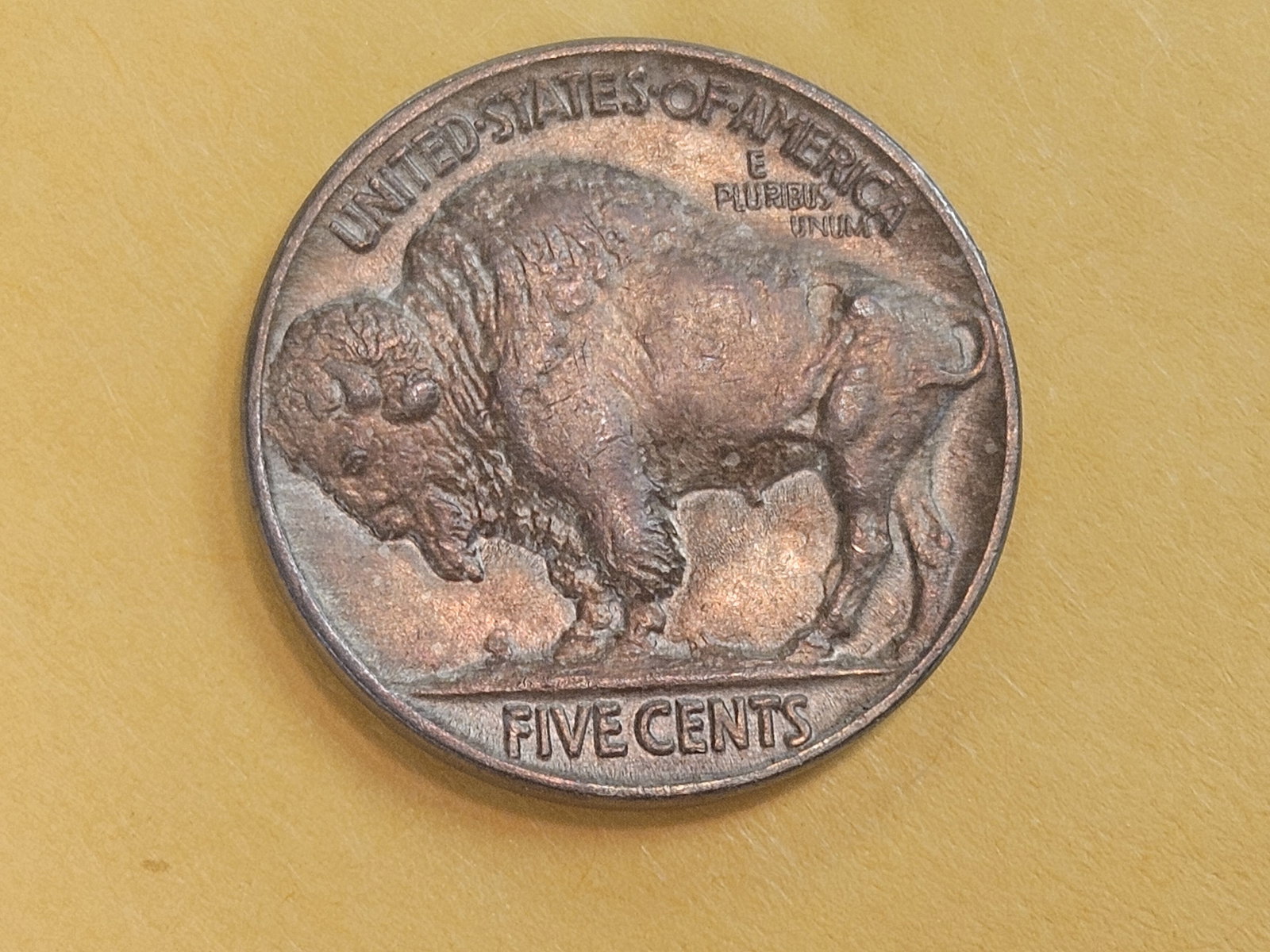 1915 Buffalo Nickel in Bright About Uncirculated - 58 - 7