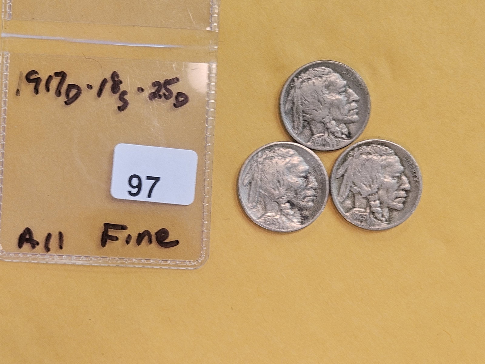 Three Better Date Buffalo Nickels in Fine - 2