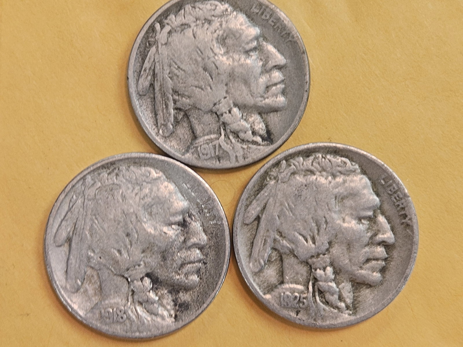 Three Better Date Buffalo Nickels in Fine - 3